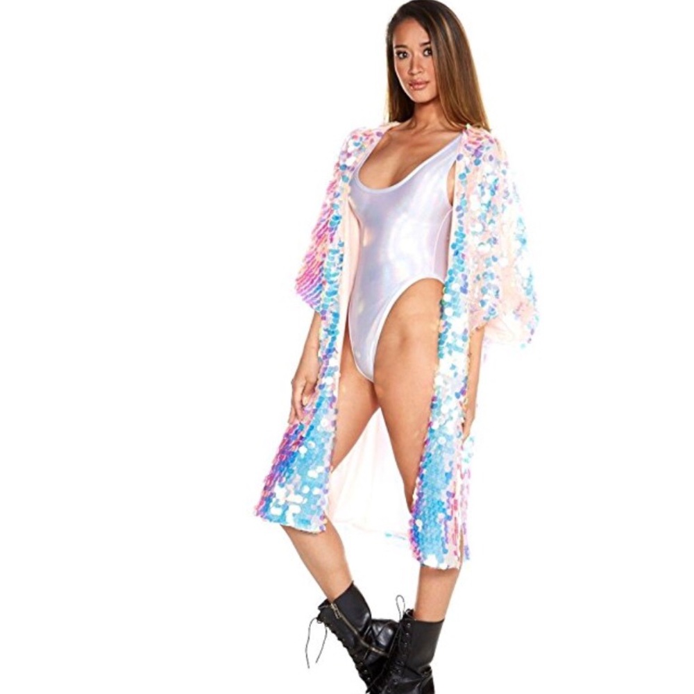 Sequins kimono